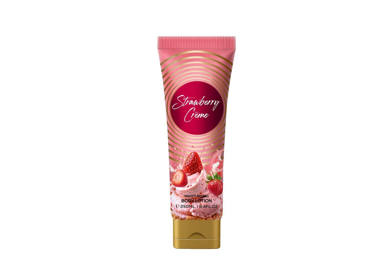 BODY LOTION 250ML STRAWBERRY CREME (8904174439197)