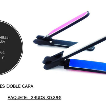 LIMAS PEGABLES DOBLE CARA