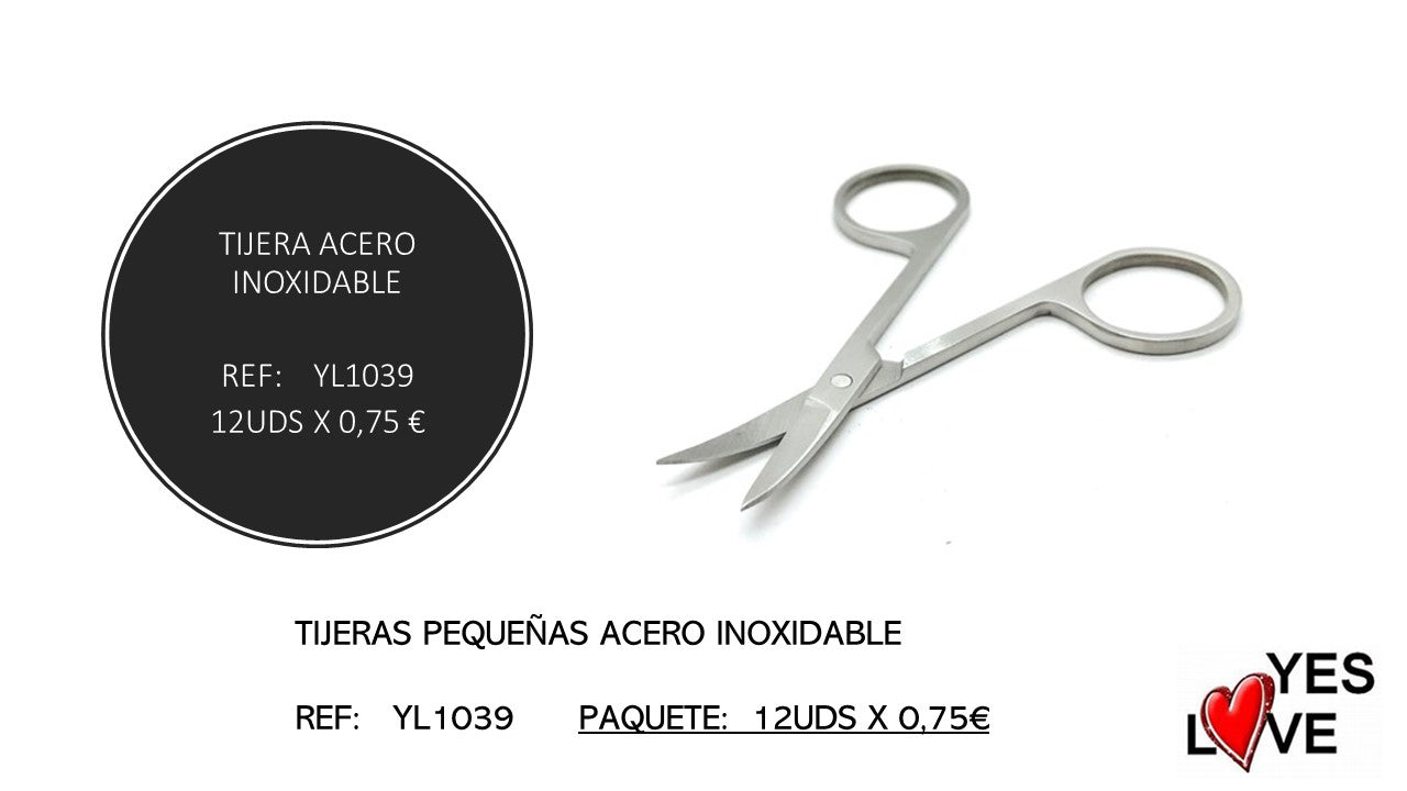 TIJERAS PEQUEÑAS ACERO INOXIDABLE