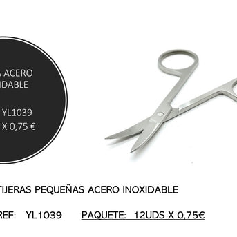 TIJERAS PEQUEÑAS ACERO INOXIDABLE