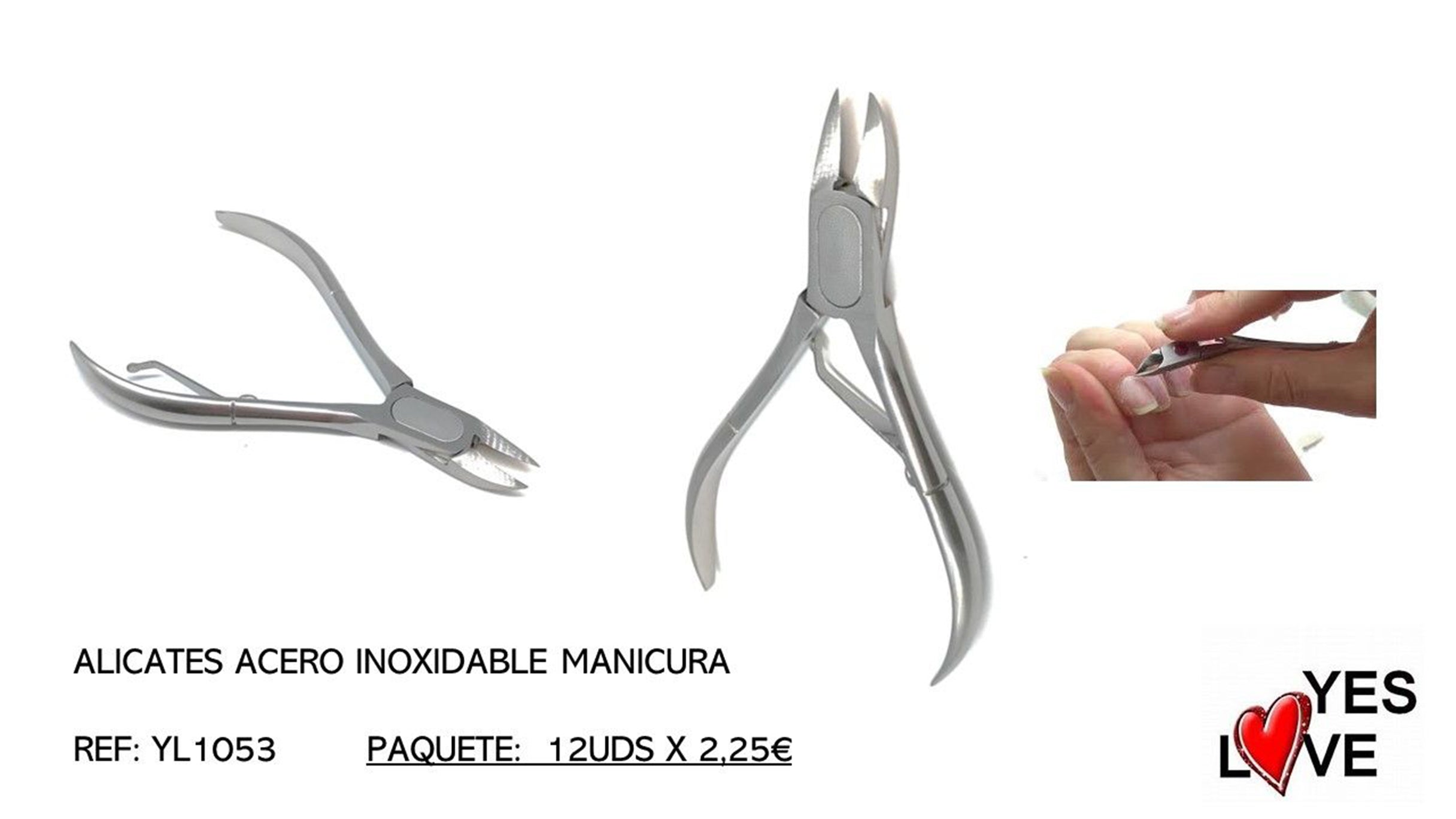 ALICATE PARA UÑAS GRANDE MANICURA