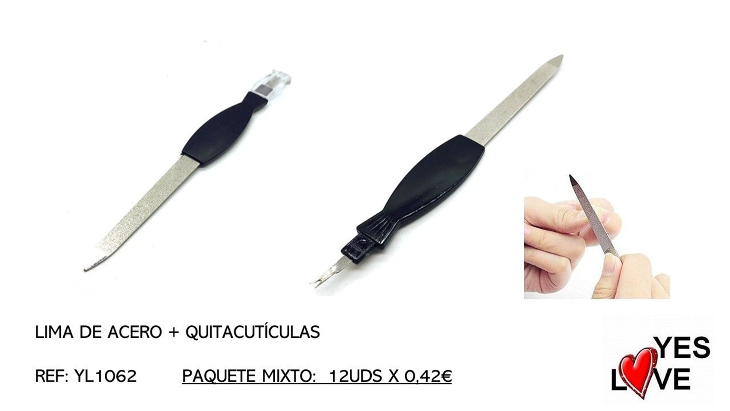 LIMA ACERO + QUITACUTÍCULAS