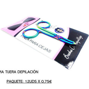 SCISSOR-SHAPED TWEEZERS, HAIR REMOVAL