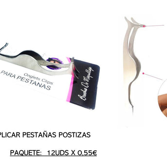 PINZA PARA APLICAR PESTAÑAS POSTIZAS