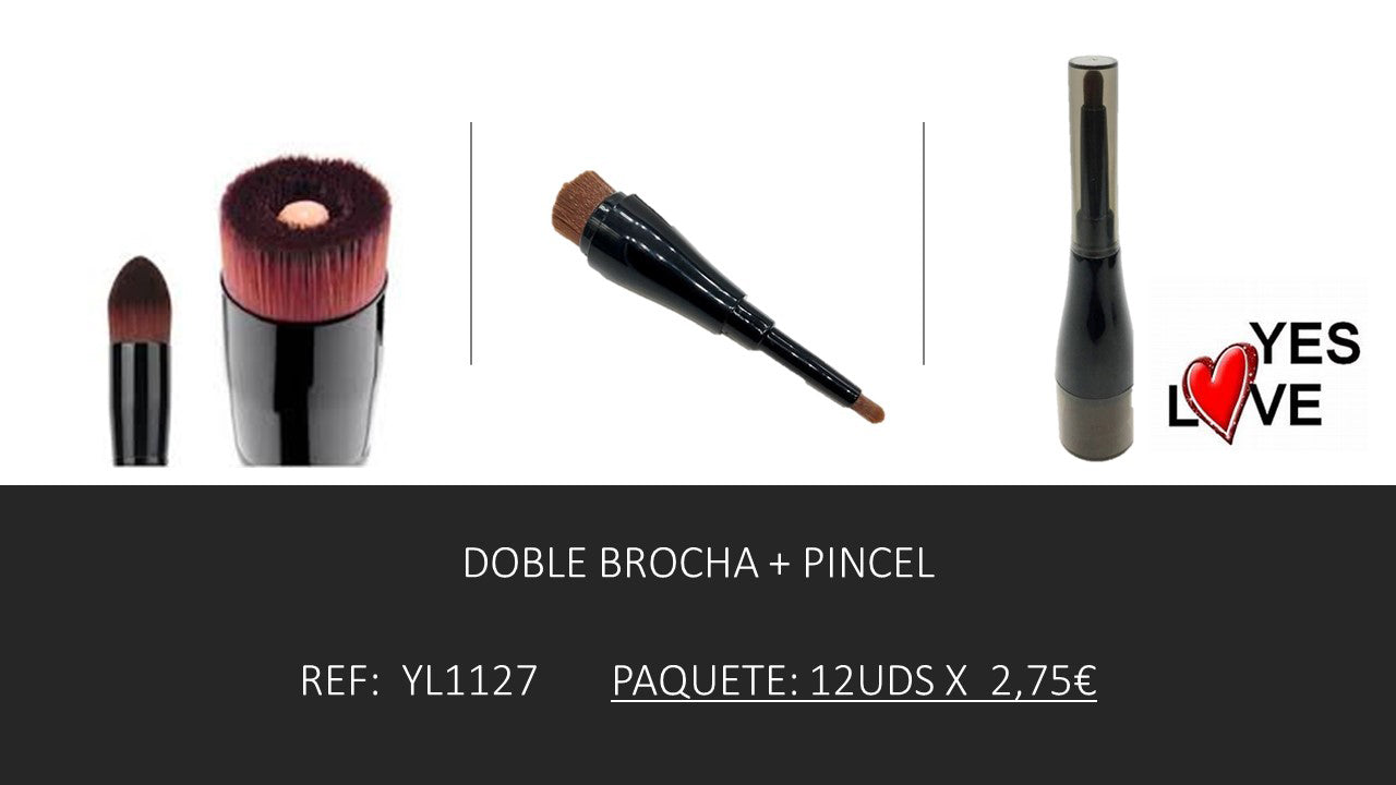 DOBLE BROCHA + PINCEL