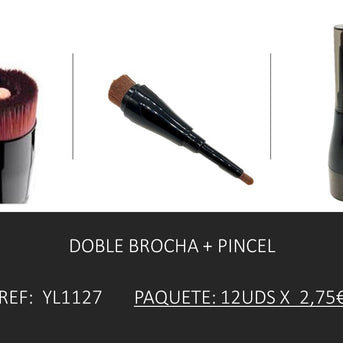 DOBLE BROCHA + PINCEL
