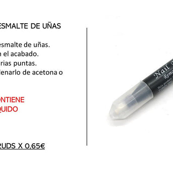 LAPIZ QUITAESMALTE DE UÑAS