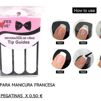 MANICURE GUIDE STICKERS
