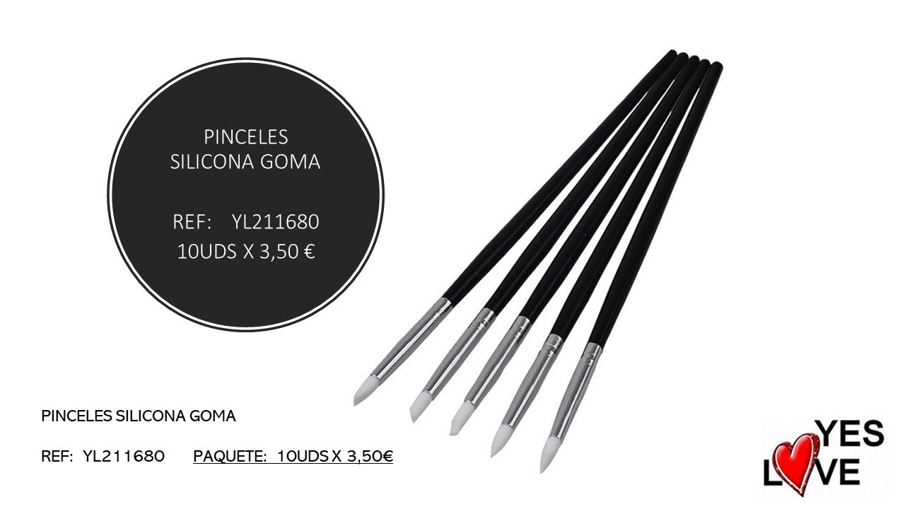 PINCELES SILICONA GOMA