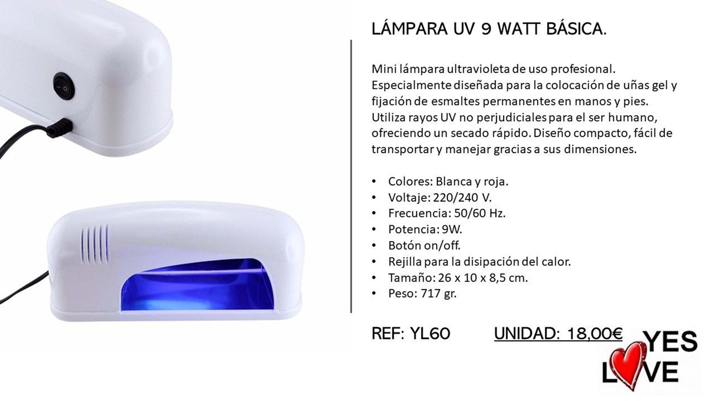 BASIC 9 WATT UV LAMP