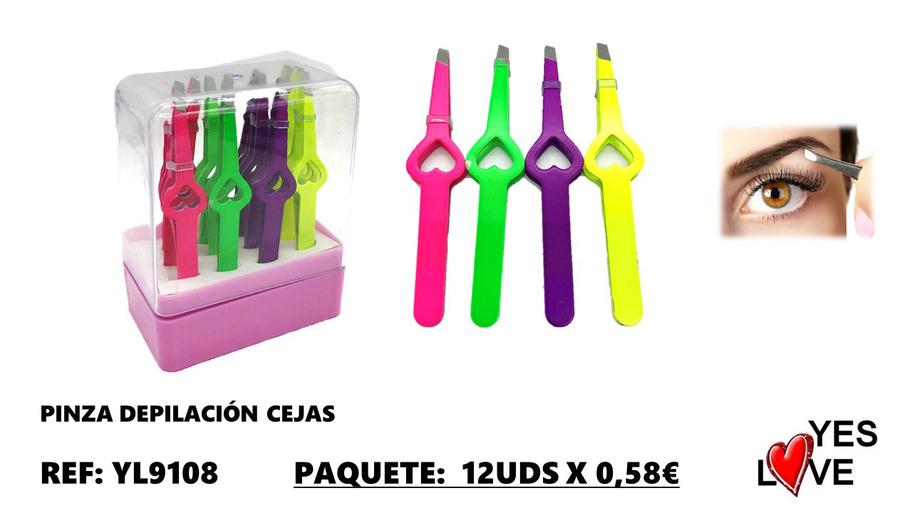 PINZA DEPILAR FLUOR