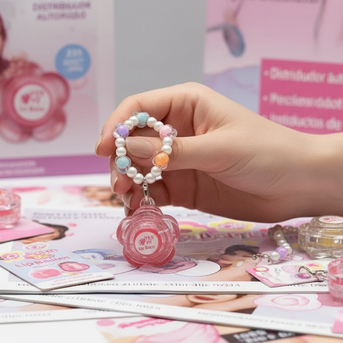 BÁLSAMO FLORAL CON PULSERA ABALORIO