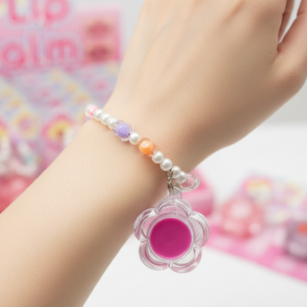 BÁLSAMO FLORAL CON PULSERA ABALORIO