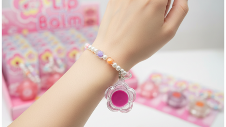 BÁLSAMO FLORAL CON PULSERA ABALORIO